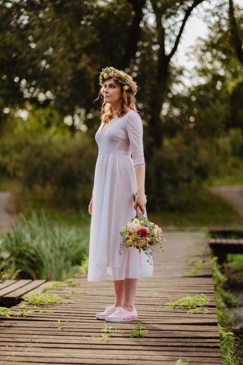 Suknia ślubna w stylu boho Santorini 7.
