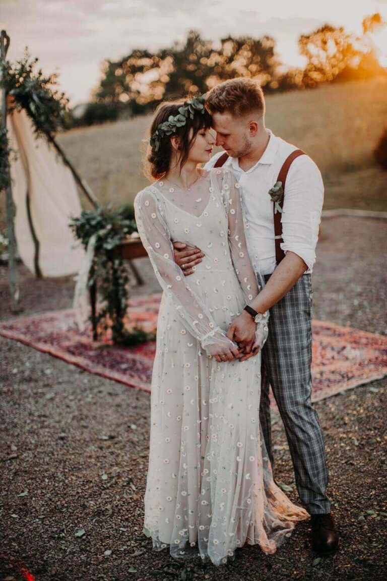 Suknia ślubna w stylu boho inspirowana suknią Barcelona 24