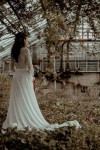 Suknia ślubna w stylu boho mix sukien Porto 38 (krój) ale koronka, rękawy i dekolt z Porto 17.