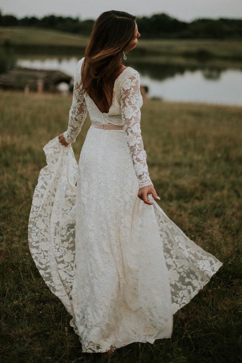 Suknia ślubna vintage