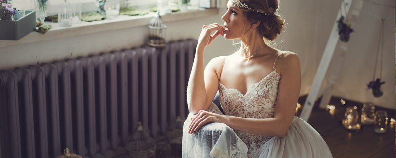 piękna suknia ślubna boho