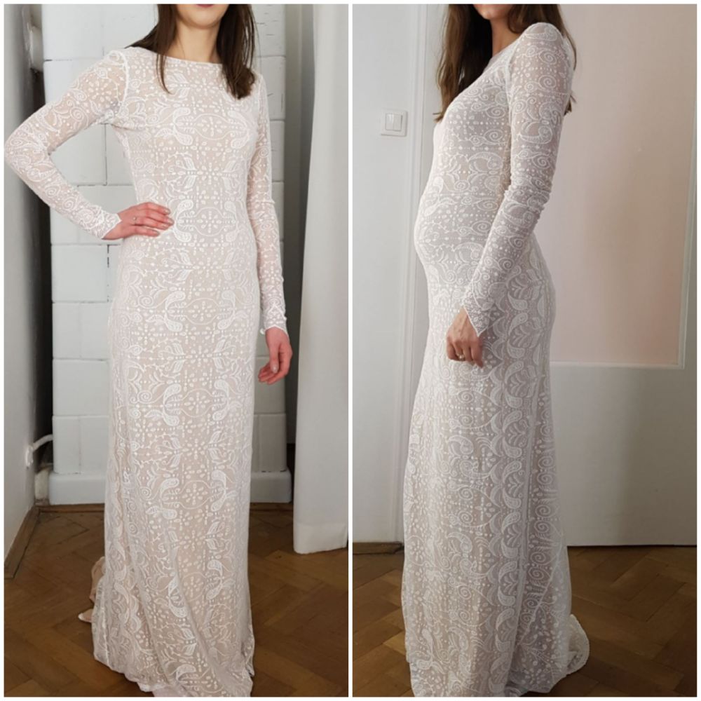 TE SAME SUKNIE SA SYLWETCE BEZ I Z BRZUSZKIEM CIĄŻOWYM