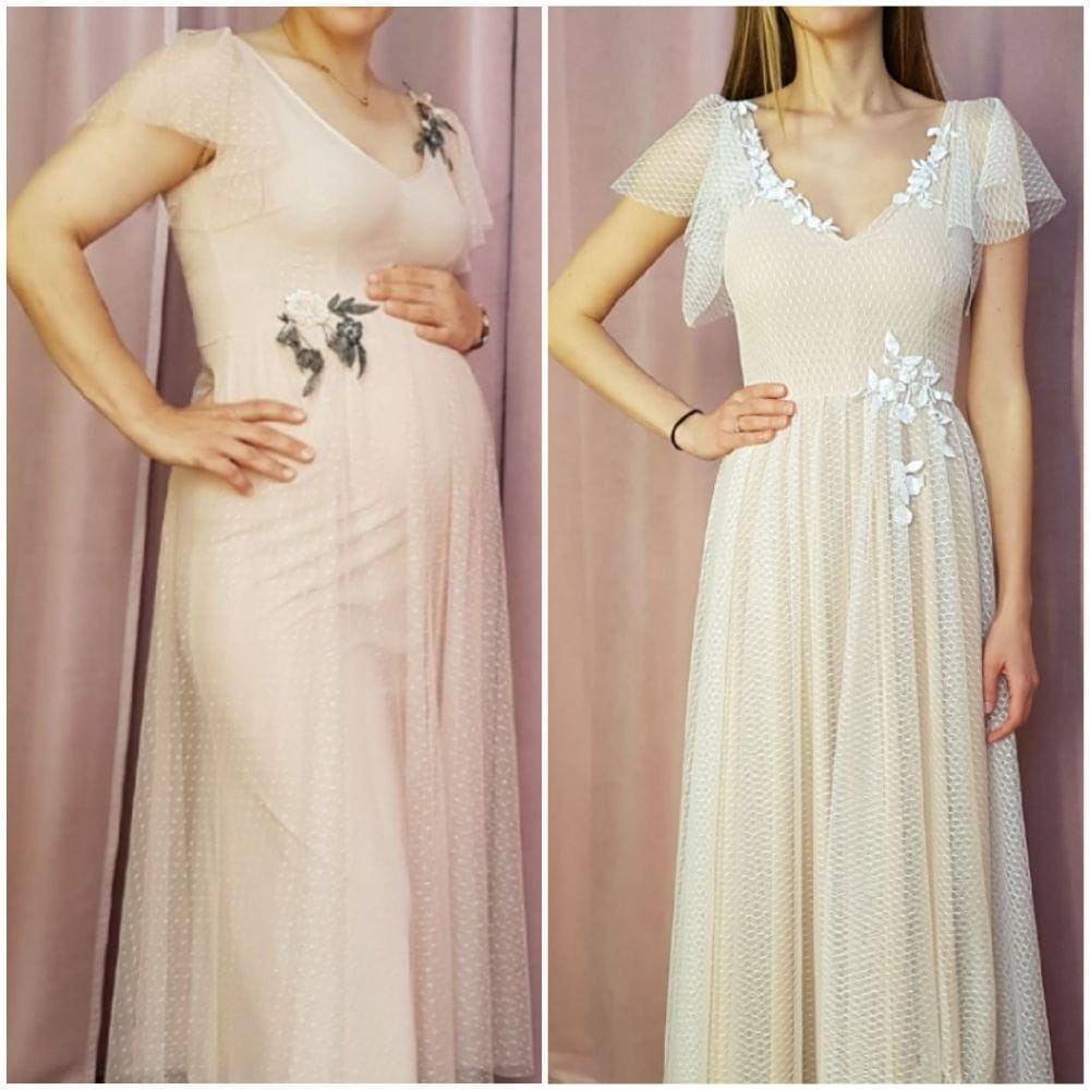 TE SAME SUKNIE SA SYLWETCE BEZ I Z BRZUSZKIEM CIĄŻOWYM