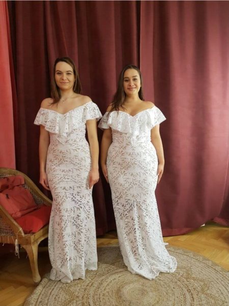 PRZYKŁADY RÓŻNYCH TYPÓW SYLWETEK W RÓŻNYCH KROJACH SUKIEN