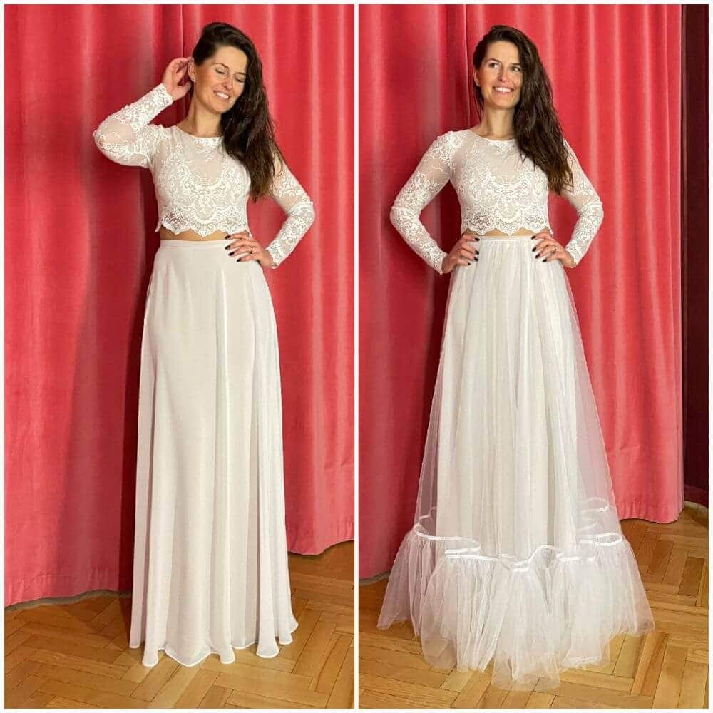 PRZYKŁADOWE SUKNIE ZE ZMIENIONYMI DOŁAMI