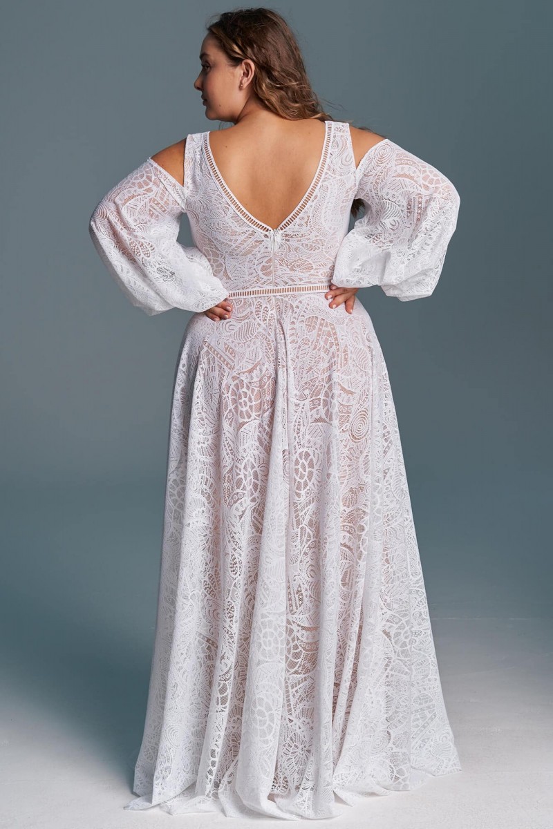 Suknia ślubna o klasycznym kroju