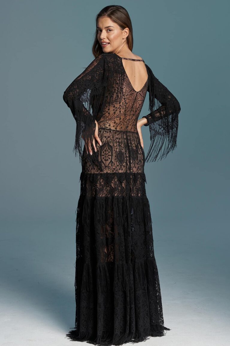 Czarna sukienka ślubna